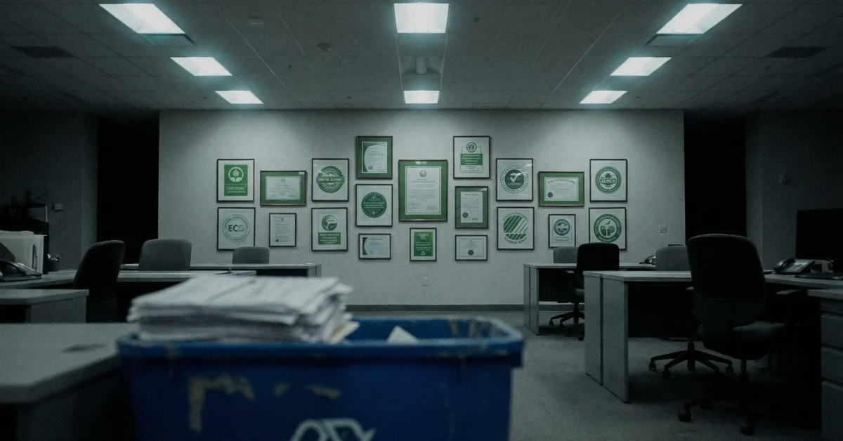 Green Tech Isn't the Future. It's the New Compliance Scam. Green Tech Isn'T The Future. It'S The New Compliance Scam.