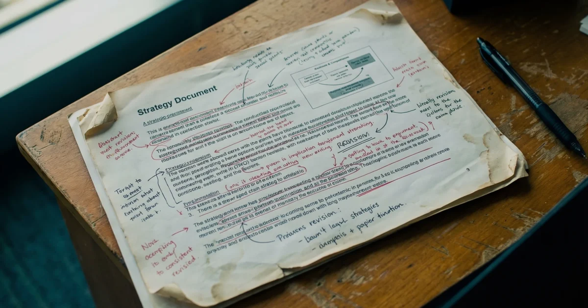 Strategy Isn’t A Deck. It’s A Scar.